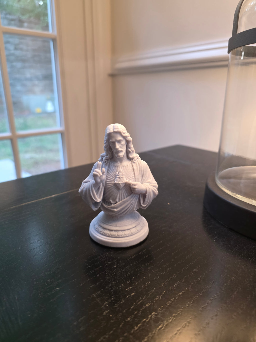 4" Sacred Heart Bust