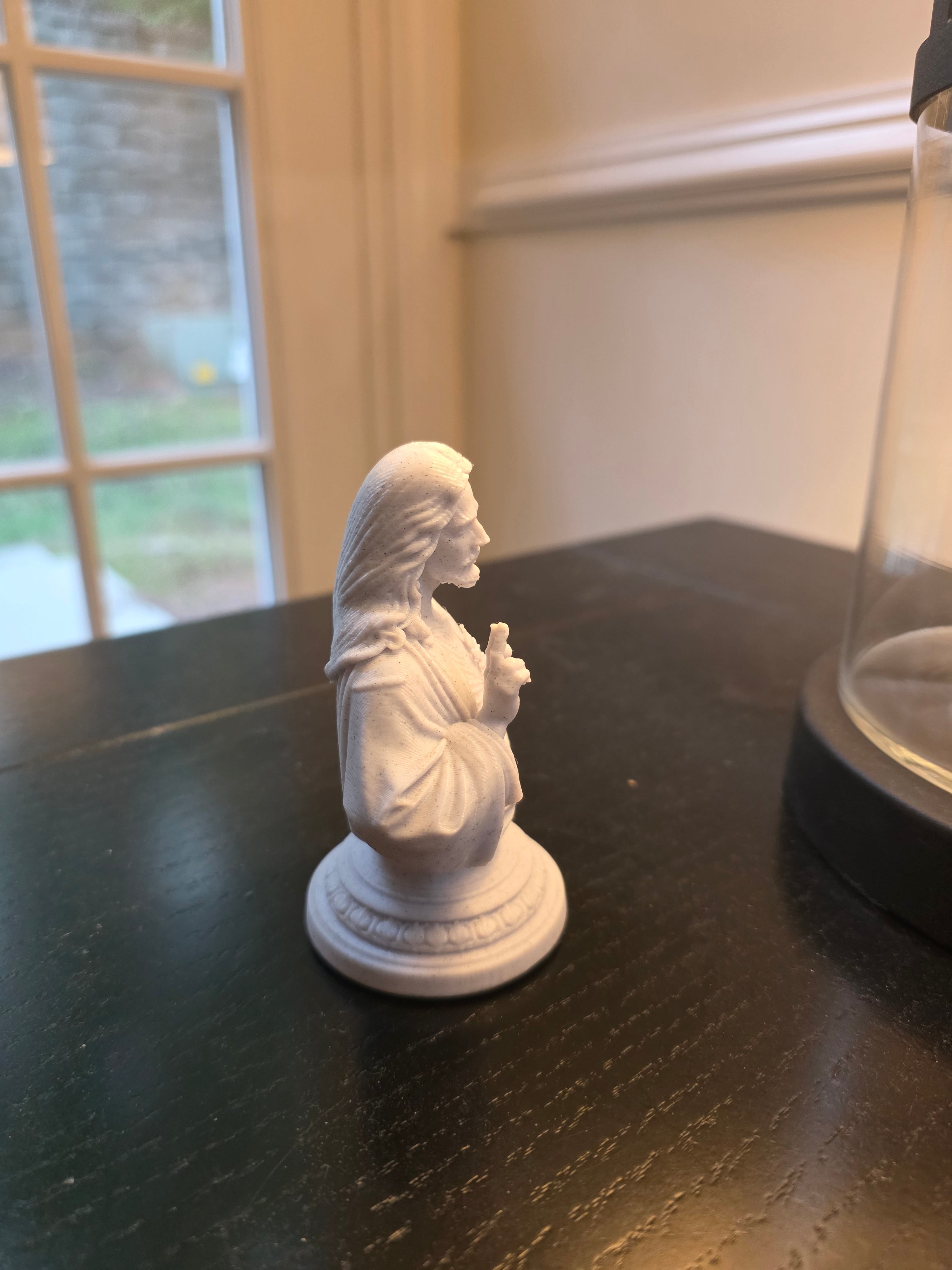 4" Sacred Heart Bust