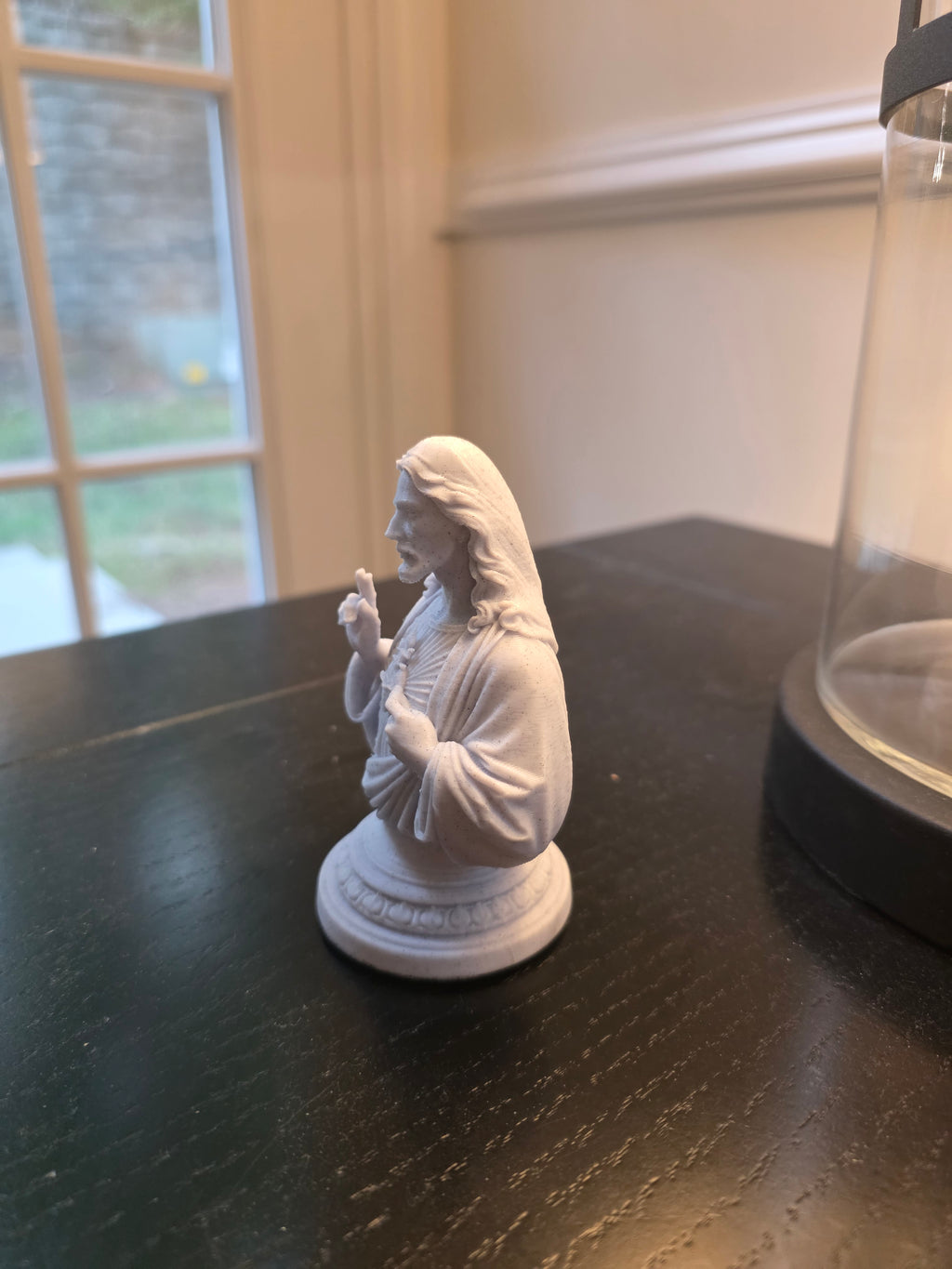 4" Sacred Heart Bust
