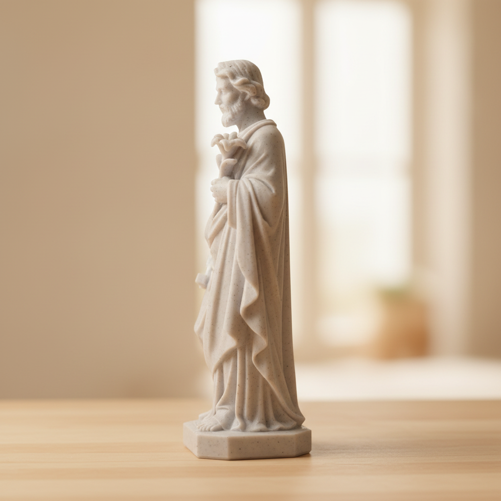 Saint Joseph the Worker Statue - Left Side